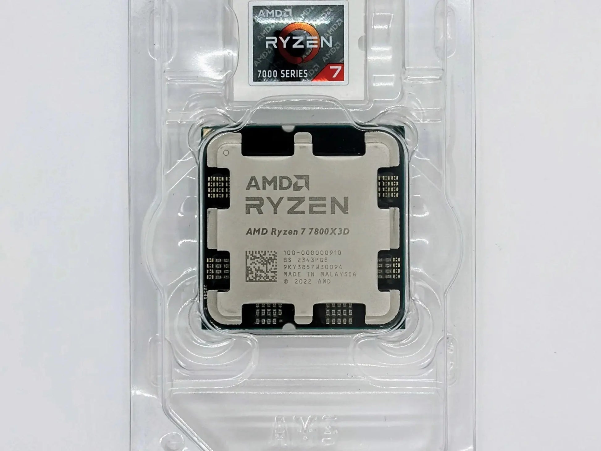 AMD Ryzen 7 7800X3D 4.2GHz Socket AM5 TRAY OEM WITHOUT BOX AMD