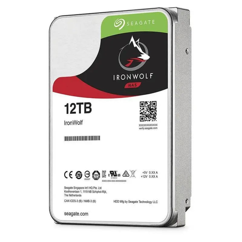 Seagate IronWolf 12TB NAS HDD 約284時間 Seagate IronWolf 12TB NAS Internal Hard Drive HDD – 3.5 Inch SATA
