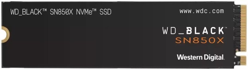 WD Black SN850X 1TB SSD M.2 2280 NVME PCI-E Gen4 Solid State Drive Western Digital
