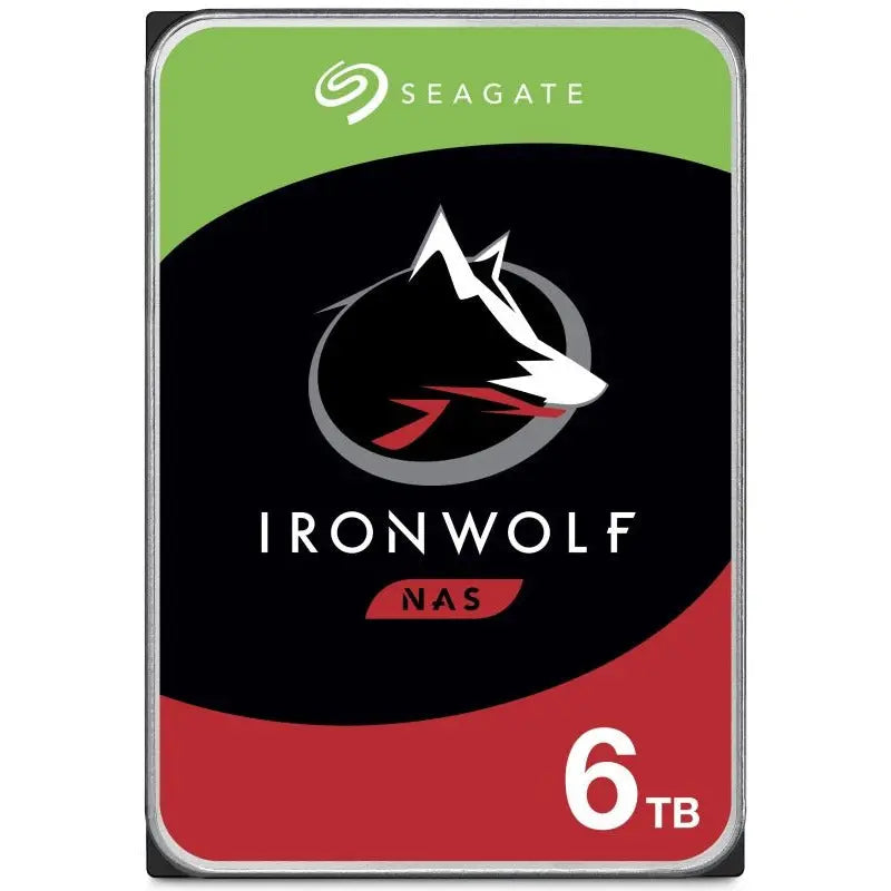 Seagate IronWolf 6TB ST6000VN001 NAS Hard Drive 3.5" 5400RPM 256MB Cache (CMR) SEAGATE
