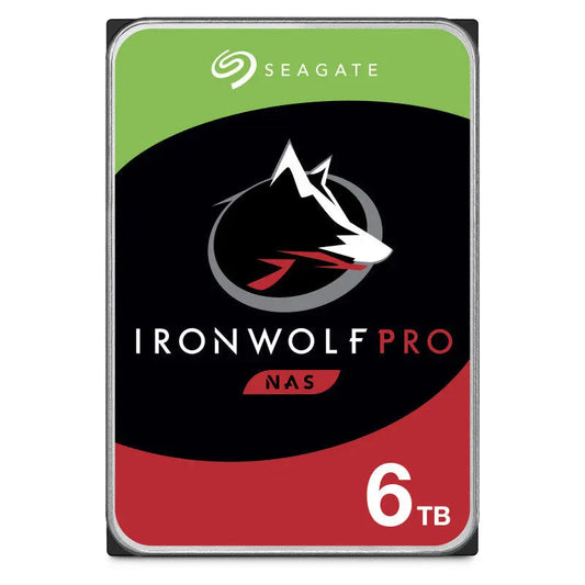 Seagate IronWolf PRO 6TB NAS Hard Drive 3.5" 7200RPM 256MB Cache ST6000NE000 SEAGATE