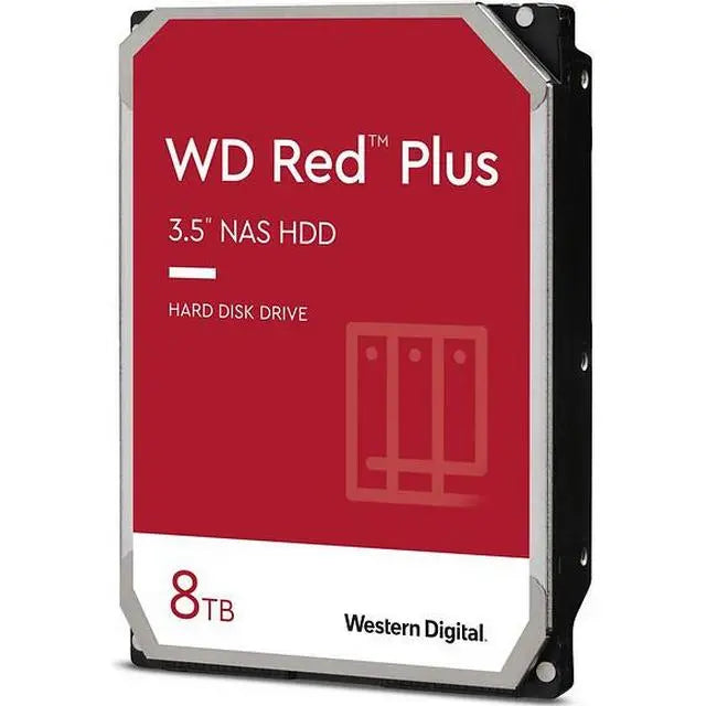 Western Digital Red Plus NAS WD80EFBX 256MB 8TB  RPM  7200 RPM Western Digital